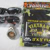 2 Sunglasses w/Marines in the left corner, 1 Marine Corps watch w/EGA and Date, 1-3x5 Vietnam Veteran Flag. Thanks to "Rocky" Ron Beicht.