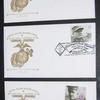Five Distinguished Marines Postcards - First Day of Issue. Donated by Dave Johnson.