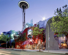 Experience Music Project & Space Needle, Seattle Center.